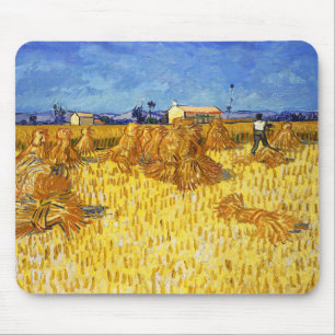 Alfombrilla De Ratón Vincent van Gogh - Cosecha en Provenza