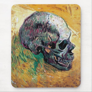Alfombrilla De Ratón Vincent Van Gogh - Cráneo de perfil - Arte fino
