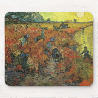 Alfombrilla De Ratón Vincent van Gogh - El Viñedo Rojo
