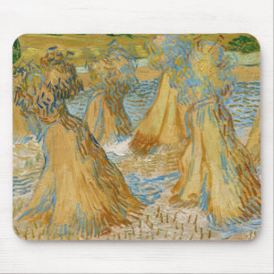 Alfombrilla De Ratón Vincent van Gogh - Gavillas de trigo