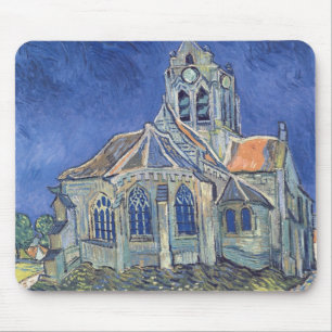 Alfombrilla De Ratón Vincent van Gogh Iglesia de Auvers-sur-Oise