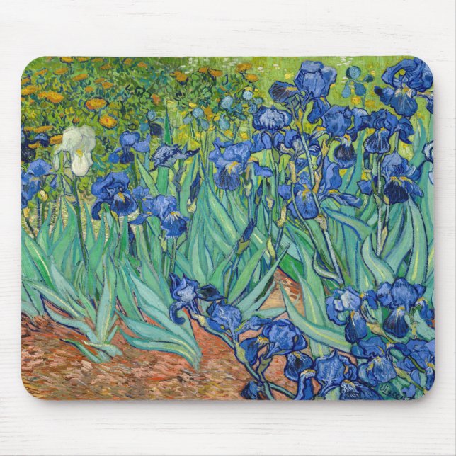 Alfombrilla De Ratón Vincent Van Gogh - Irises (Frente)