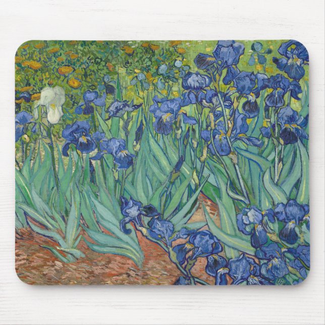 Alfombrilla De Ratón Vincent van Gogh - Irises (Frente)