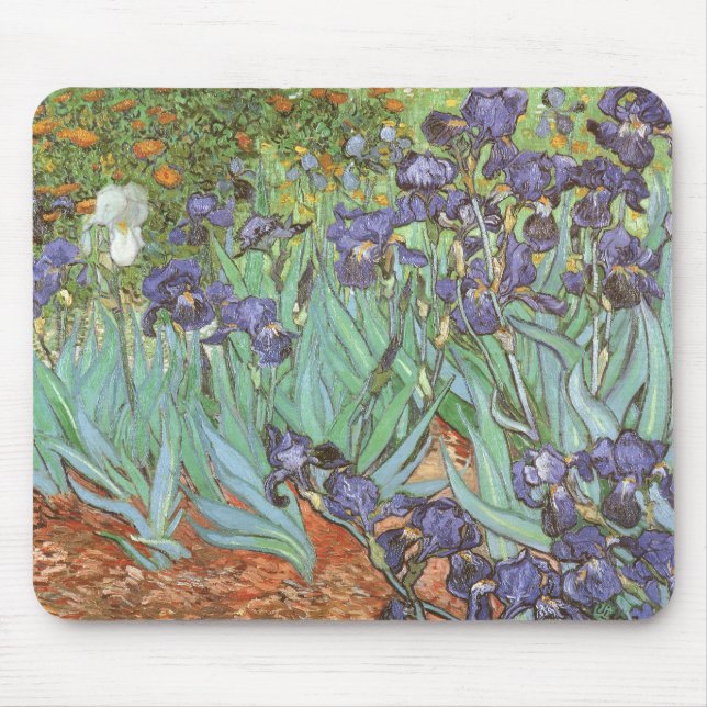 Alfombrilla De Ratón Vincent van Gogh - Irises (Frente)