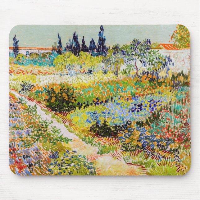 Alfombrilla De Ratón Vincent van Gogh - Jardín de Arles (Frente)