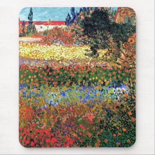 Alfombrilla De Ratón Vincent Van Gogh - Jardín Florido Arte Fino