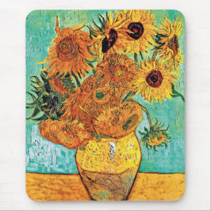 Alfombrilla De Ratón Vincent Van Gogh - Jarrón con doce girasoles