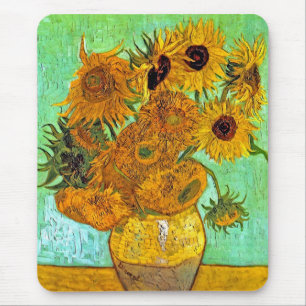 Alfombrilla De Ratón Vincent Van Gogh - Jarrón con doce girasoles