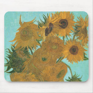 Alfombrilla De Ratón Vincent van Gogh - Jarrón con doce girasoles