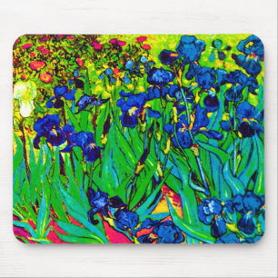 Alfombrilla De Ratón Vincent Van Gogh - Lirios - Amante de las Flores A