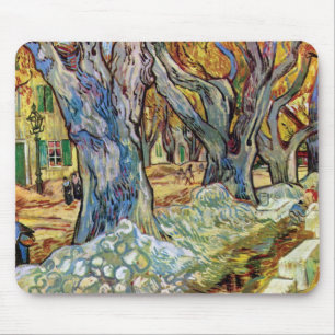 Alfombrilla De Ratón Vincent Van Gogh - Los reparadores de caminos - Ar