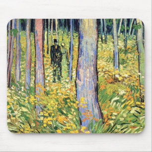 Alfombrilla De Ratón Vincent van Gogh - maleza con dos figuras