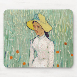 Alfombrilla De Ratón Vincent van Gogh - Muchacha de Blanco