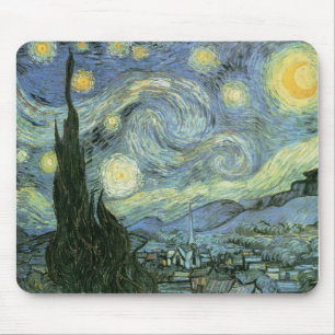 Alfombrilla De Ratón Vincent van Gogh - noche estrellada