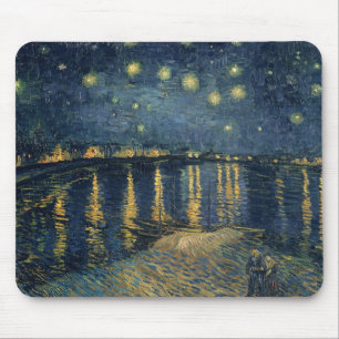 Alfombrilla De Ratón Vincent van Gogh   Noche estrellada sobre el Róda