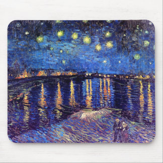 Alfombrilla De Ratón Vincent Van Gogh - Noche estrellada sobre el Ródan