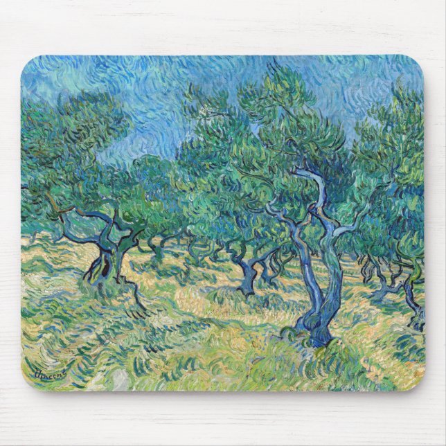 Alfombrilla De Ratón Vincent van Gogh - Olive Grove (Frente)