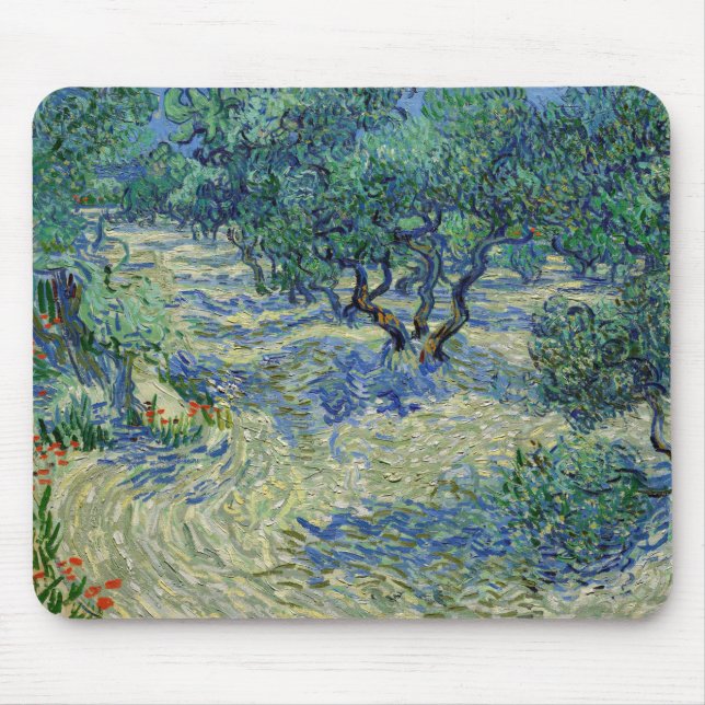 Alfombrilla De Ratón Vincent van Gogh - Olive Orchard (Frente)