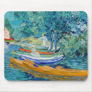 Alfombrilla De Ratón Vincent van Gogh - Orilla del Oise en Auvers
