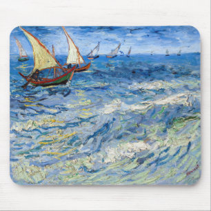 Alfombrilla De Ratón Vincent van Gogh - Paisaje marino cerca de Saintes