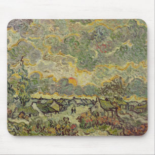Alfombrilla De Ratón Vincent van Gogh Paisaje otoñal, 1890