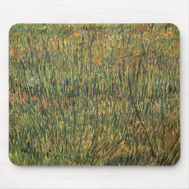 Alfombrilla De Ratón Vincent van Gogh - Pradera en Flor (Frente)