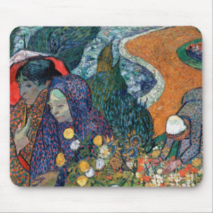Alfombrilla De Ratón Vincent Van Gogh - Recuerdo del jardín en Etten
