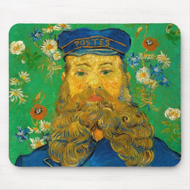 Alfombrilla De Ratón Vincent van Gogh - Retrato de Joseph Roulin (Frente)