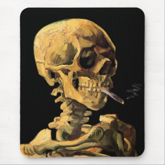 Alfombrilla De Ratón Vincent Van Gogh - Skull With Burning Cigarette
