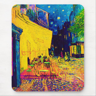 Alfombrilla De Ratón Vincent Van Gogh - Terraza del Café por la Noche P