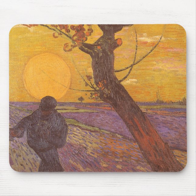 Alfombrilla De Ratón Vincent van Gogh - The Sower (Frente)