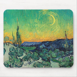 Alfombrilla De Ratón Vincent van Gogh - Un paseo al crepúsculo
