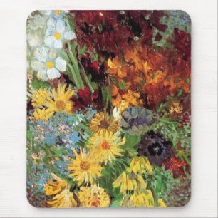 Alfombrilla De Ratón Vincent Van Gogh - Vase Con Daisies Y Anemones
