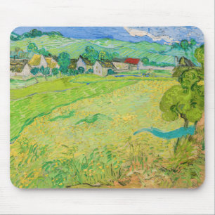 Alfombrilla De Ratón Vincent van Gogh - Vista de Vessenots cerca de Auv