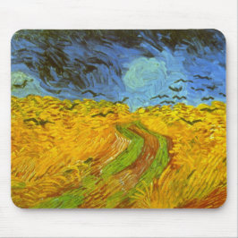 Alfombrilla De Ratón Vincent van Gogh Wheat Field with Crows