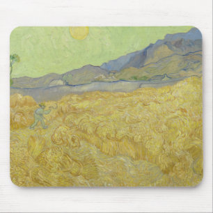 Alfombrilla De Ratón Vincent van Gogh - Wheatfield con un pañal