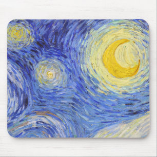 Alfombrilla De Ratón Vincent Willem van Gogh , "Noche estrellada"