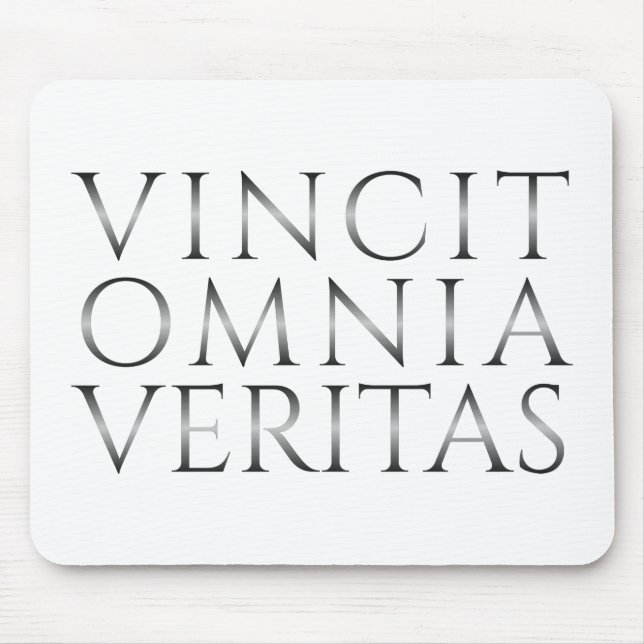 ALFOMBRILLA DE RATÓN VINCIT OMNIA VERITAS (Frente)