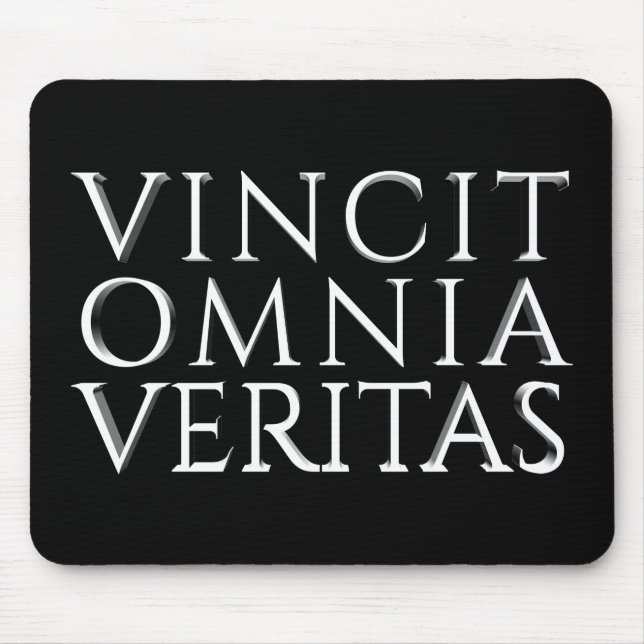 ALFOMBRILLA DE RATÓN VINCIT OMNIA VERITAS MOUSE PAD (Frente)
