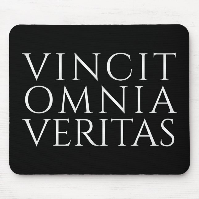 ALFOMBRILLA DE RATÓN VINCIT OMNIA VERITAS MOUSE PAD (Frente)