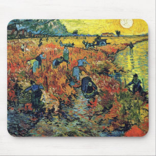Alfombrilla De Ratón Viñedo Rojo en Arlés de Vincent Van Gogh