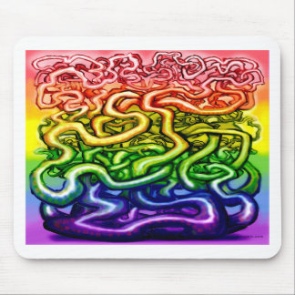 Alfombrilla De Ratón Vines LGBQT Rainbow