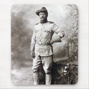 Alfombrilla De Ratón Viñeta Theodore Roosevelt Rough Riders