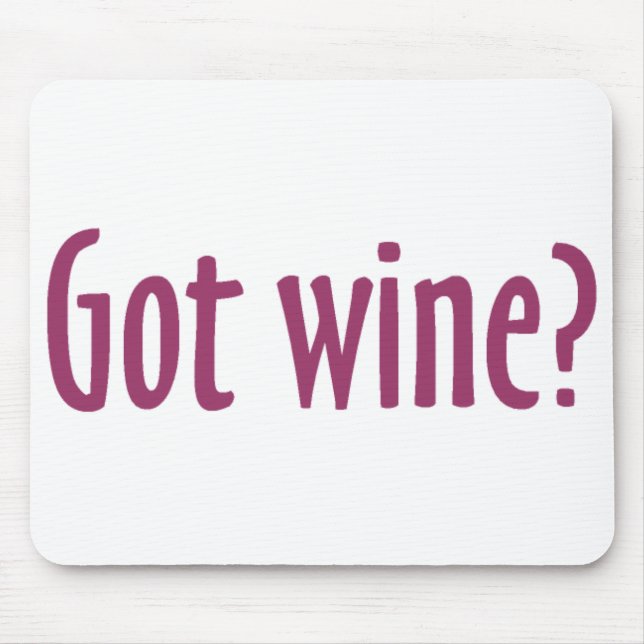 Alfombrilla De Ratón Vino conseguido Mousepad (Frente)