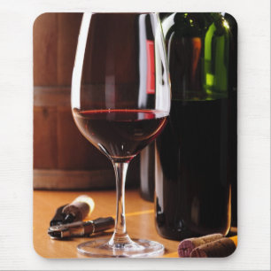 Alfombrilla De Ratón Vino Tinto