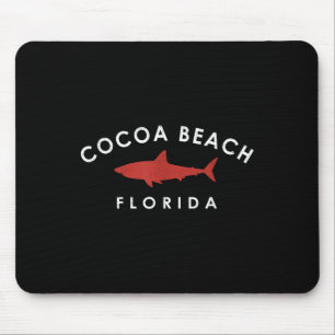 Alfombrilla De Ratón Vintag de recuerdo de vacaciones de tiburón Cocoa