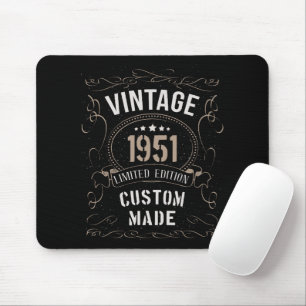 Alfombrilla De Ratón Vintage 1951 Limited Edition Personalizado hecho