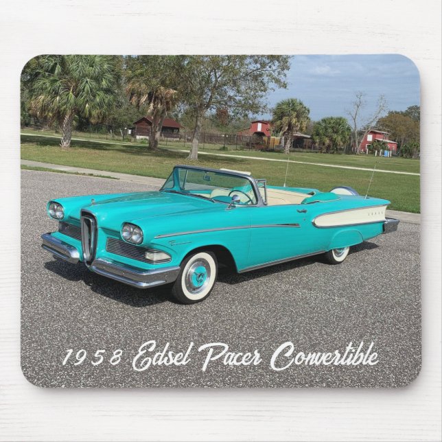 Alfombrilla De Ratón Vintage 1958 Edsel Pacer Convertible (Frente)
