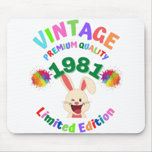 Alfombrilla De Ratón Vintage 1981