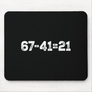 Alfombrilla De Ratón Vintage 67-2141 Divertido Gen Z Meme de Matemática